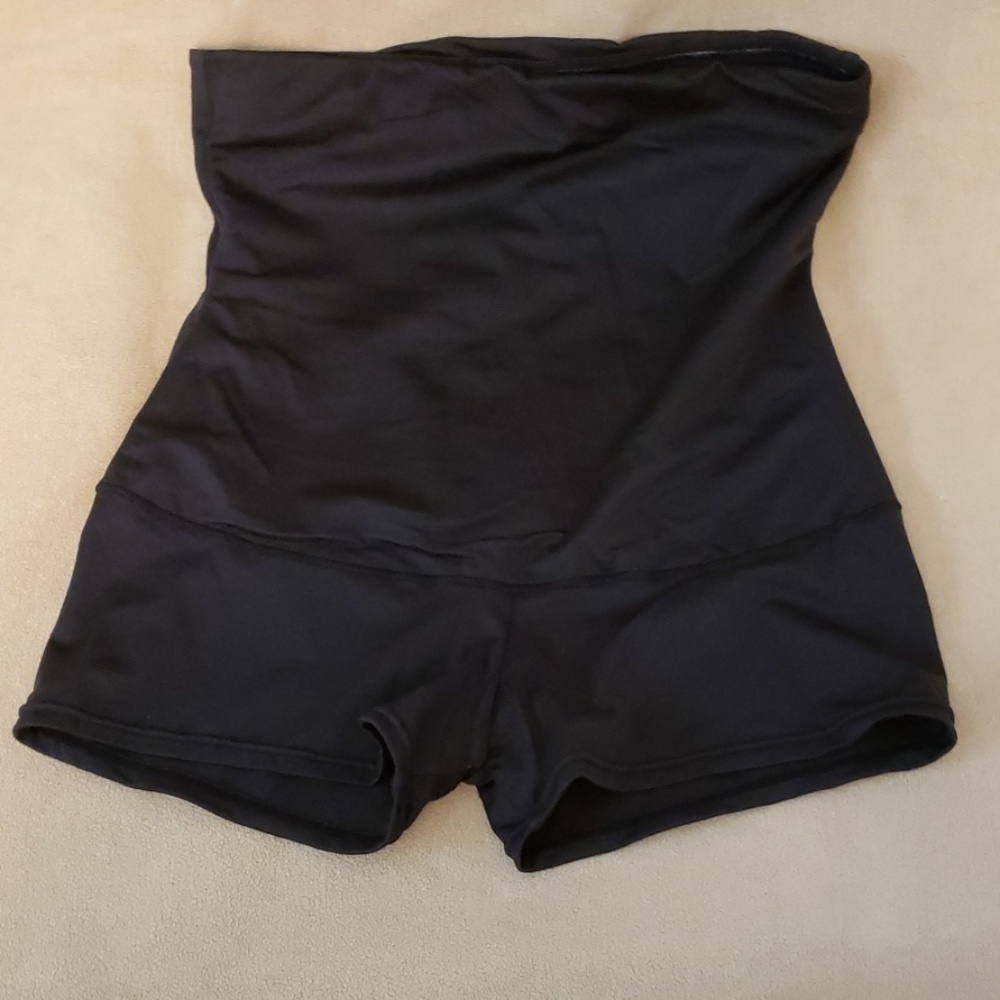 Corset with attached boy short spandex